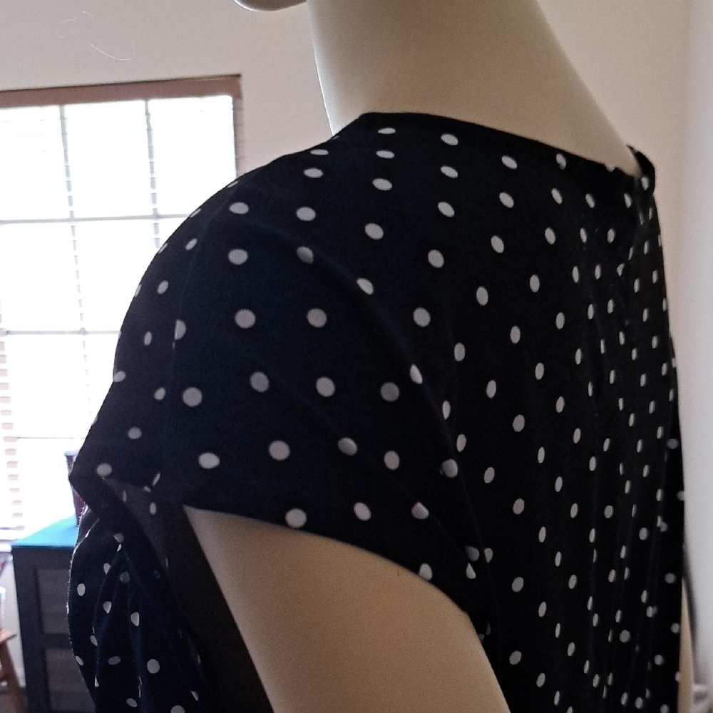 Black Polka Dot Dress - Picture 5 of 11